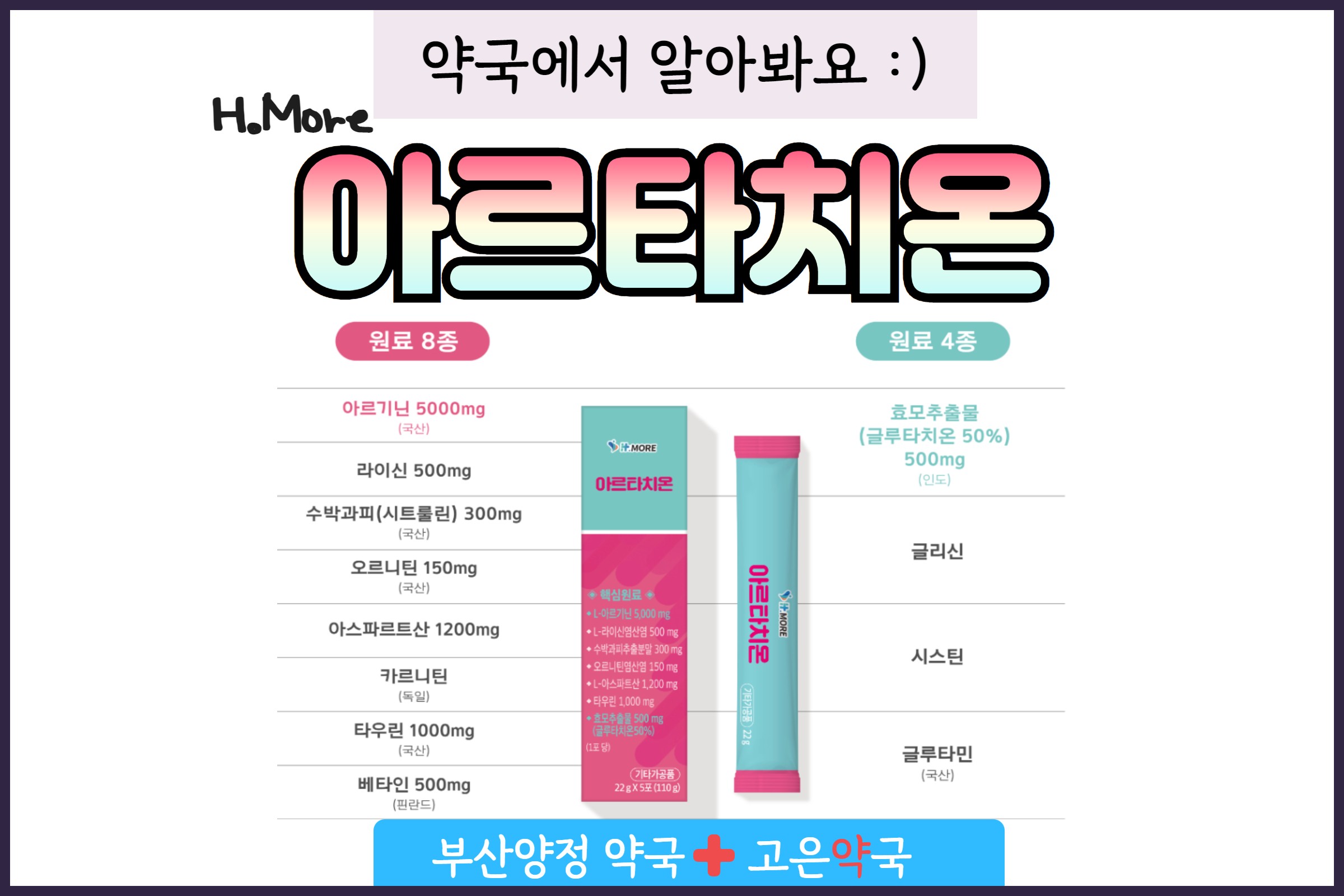 부산 아르타치온 특징 구매방법 섭취방법