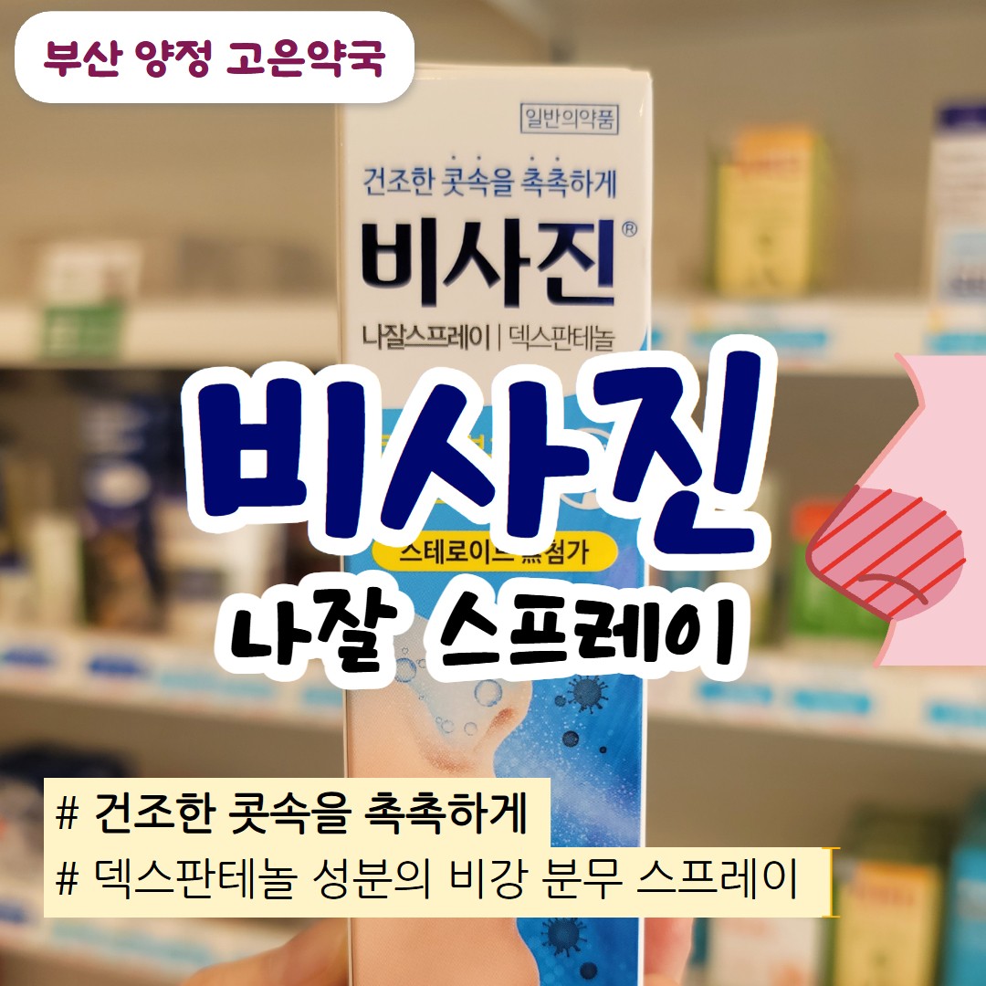 비사진 나잘 스프레이 효과, 덱스판테놀 성분, 사용법, 사용 나이 총정리