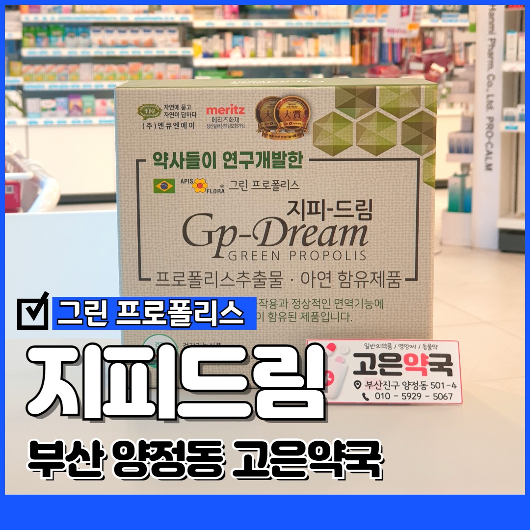 지피드림 그린 프로폴리스 가격과 면역을 높이는 선택