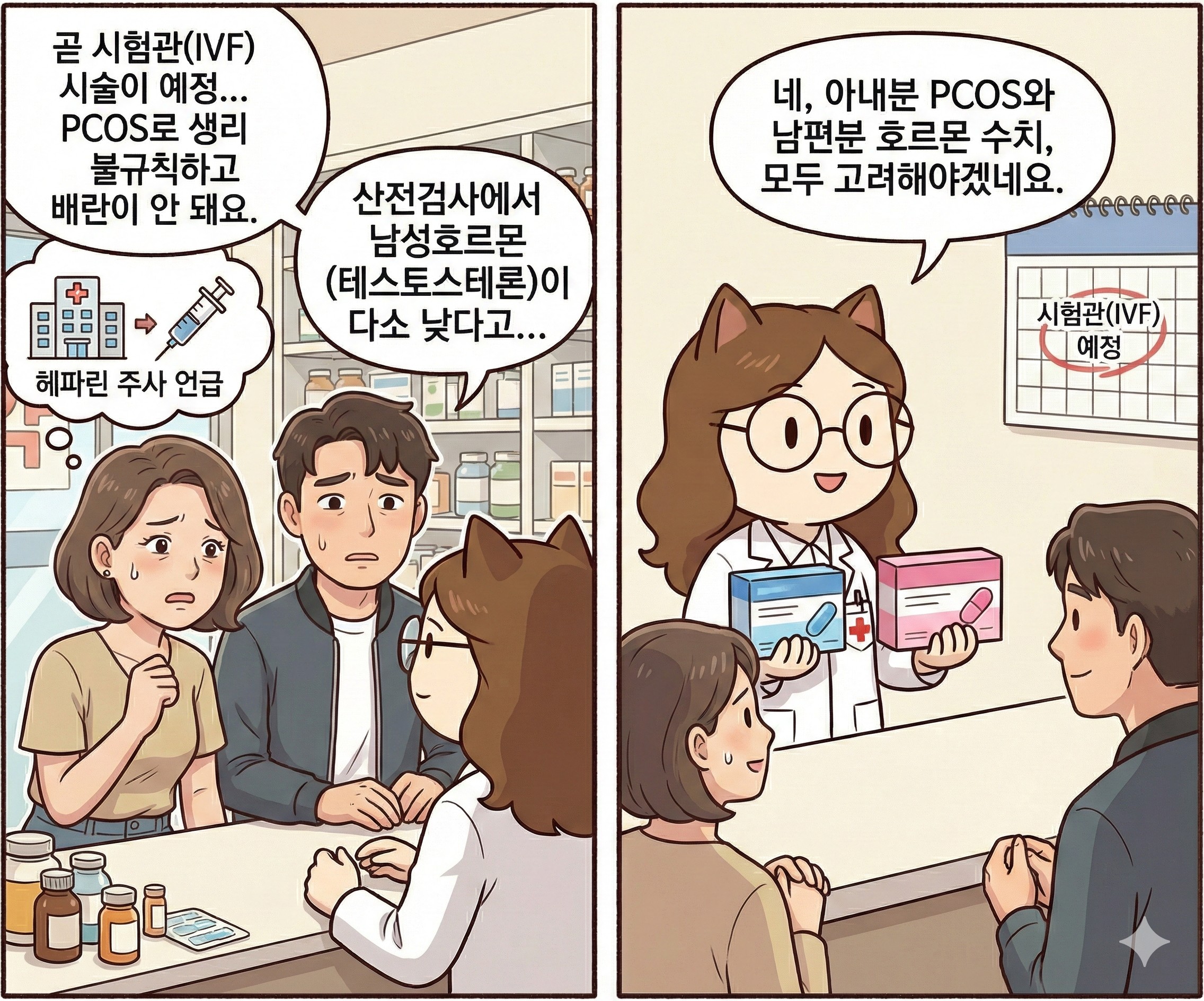 PCOS 시험관 준비, 배란보다 먼저 ‘착상 환경’부터 잡아야 하는 이유